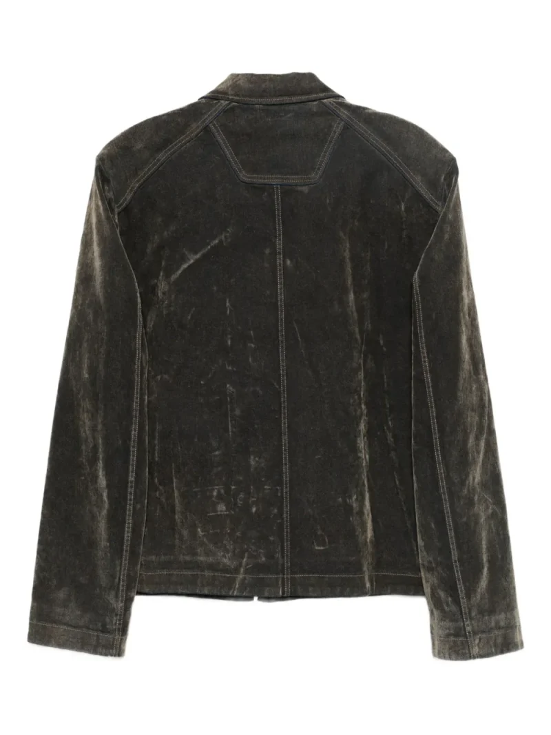 Jacheta Juun.J Zip-Fastening Cotton khaki