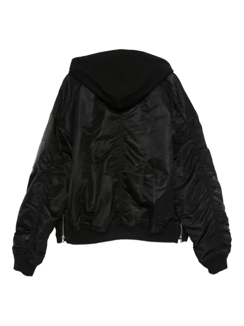 Alternative view of Jacheta Juun.J Hooded Bomber negru