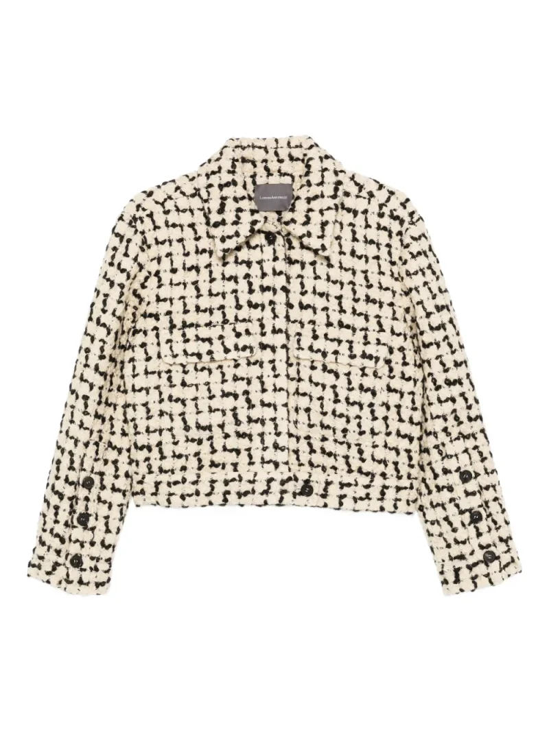 Jacheta Lorena Antoniazzi Tweed Cropped bej