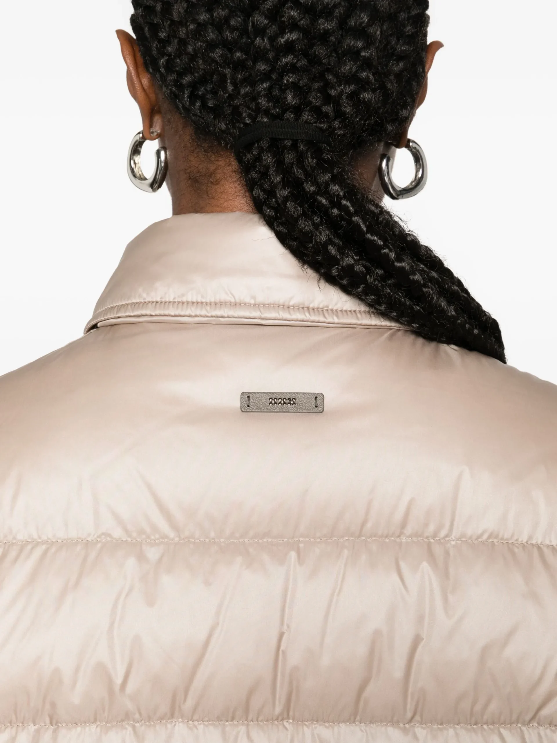 Jacheta Peserico Snap Fastening gri - imagine 3