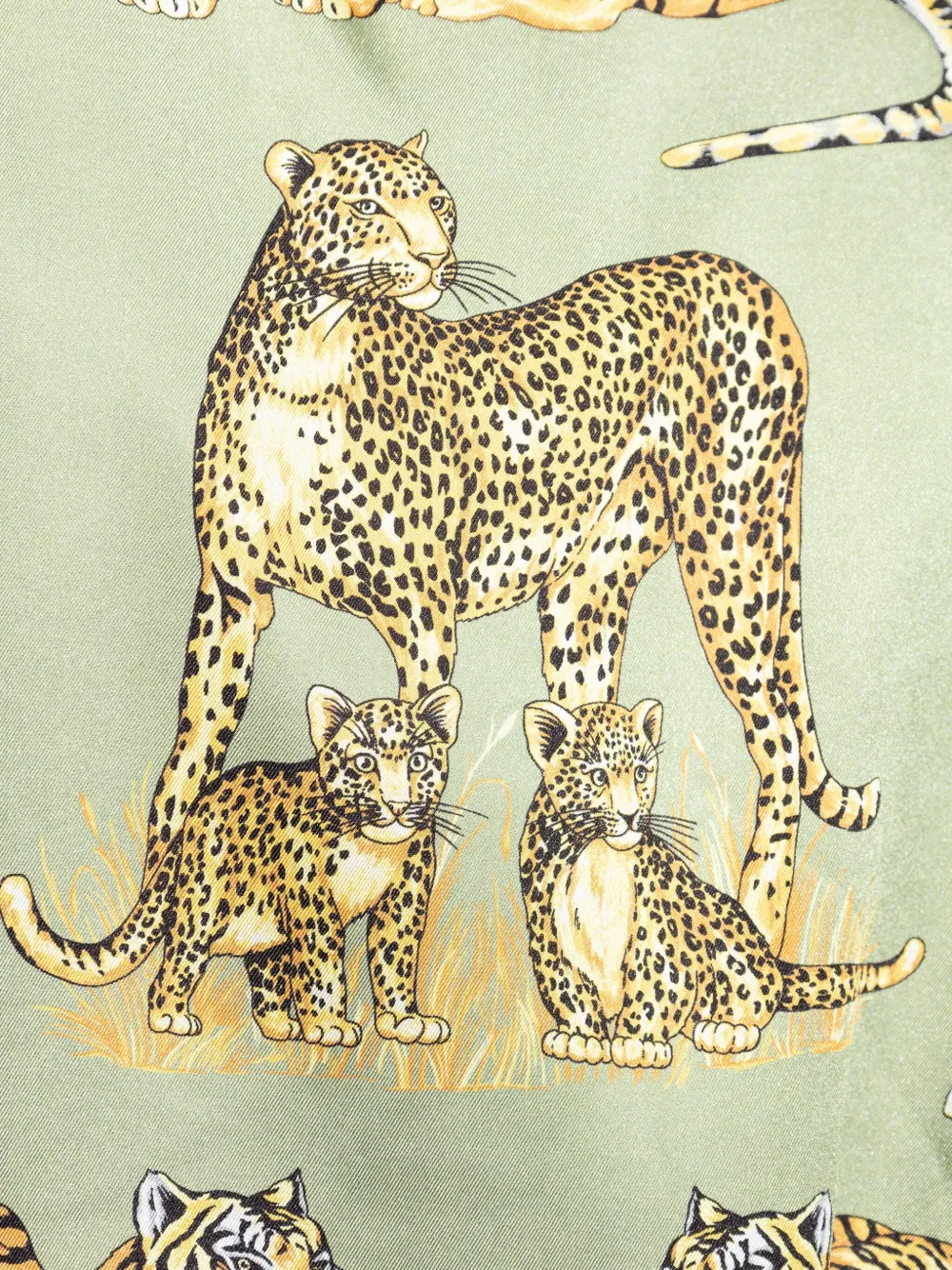 Jacheta Versace belted animal-print negru - imagine 3