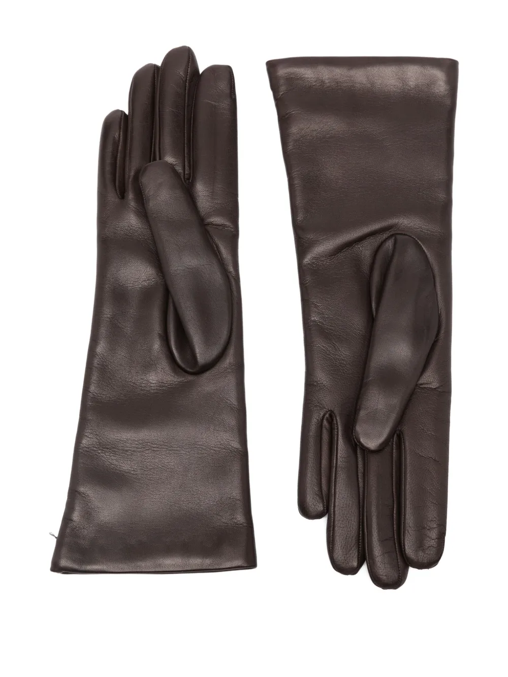 Manusi Ferragamo Leather maro - imagine 2