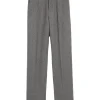 Pantaloni Ami Paris Wool Large-Fit gri