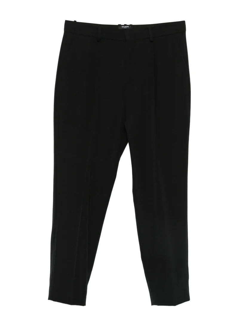 Pantaloni Balmain Pleated negru