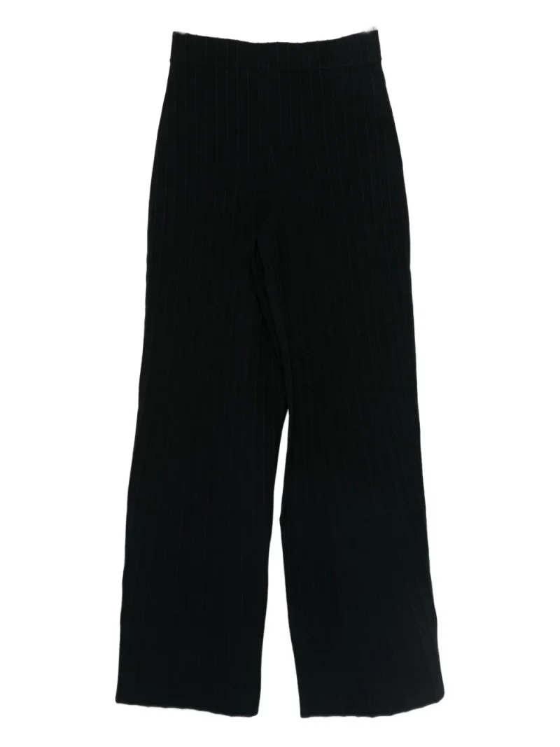 Alternative view of Pantaloni Cult Gaia pinstripe negru
