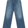 Pantaloni denim Citizens of Humanity Annina 33in albastru