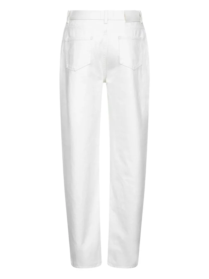 Alternative view of Pantaloni denim LouLou de Saison alb