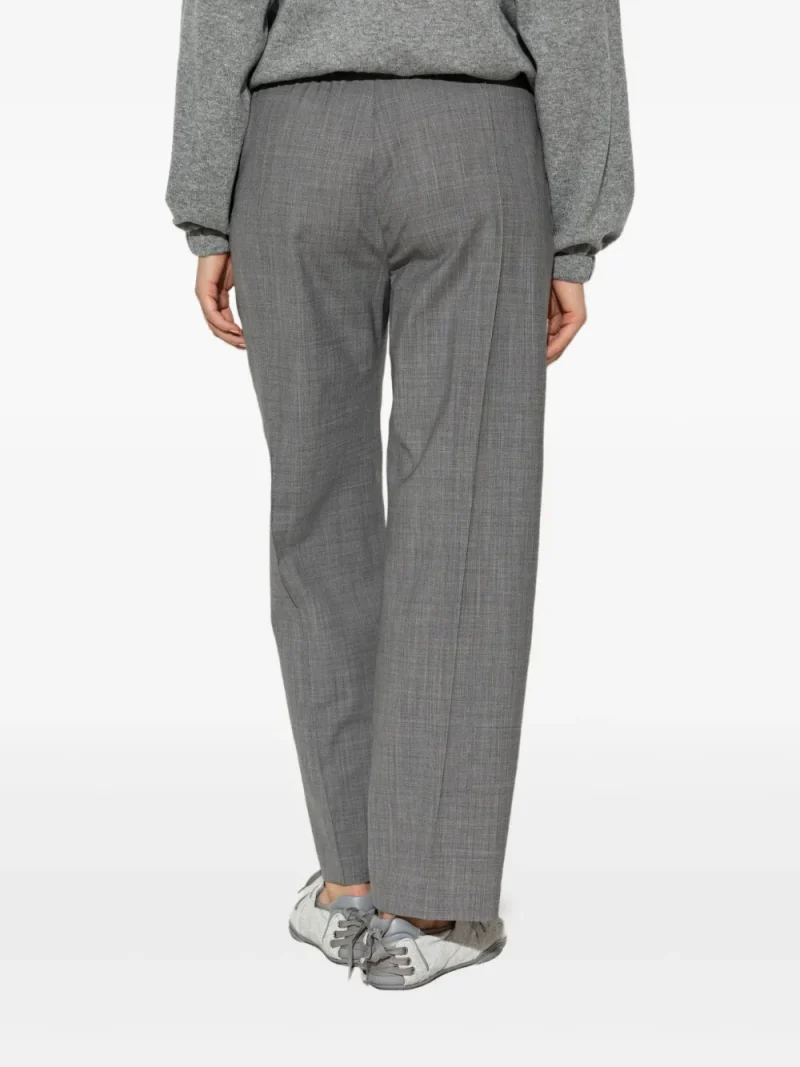 Alternative view of Pantaloni Fabiana Filippi Creased Straight-Leg gri