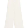 Pantaloni Fabiana Filippi Wide-Leg alb