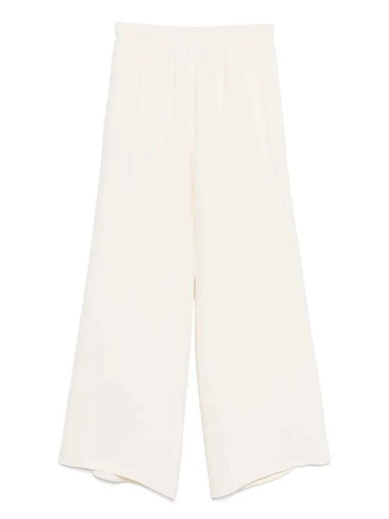 Pantaloni Fabiana Filippi Wide-Leg alb