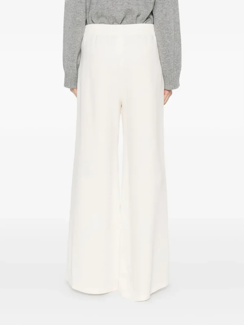 Alternative view of Pantaloni Fabiana Filippi Wide-Leg alb