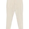 Pantaloni Gran Sasso Drawstring-Waist bej