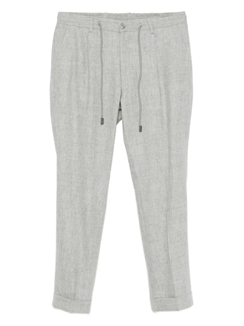 Pantaloni Gran Sasso Drawstring-Waist gri