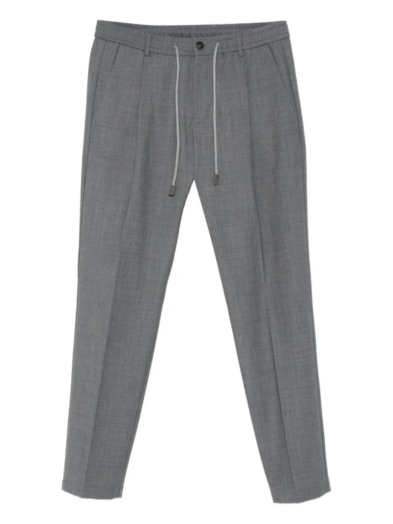 Pantaloni Gran Sasso Drawstring-Waist gri