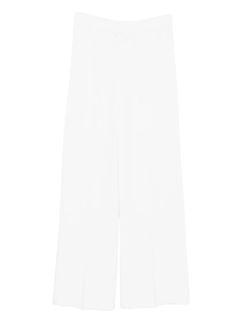 Alternative view of Pantaloni Gran Sasso Virgin-Wool alb