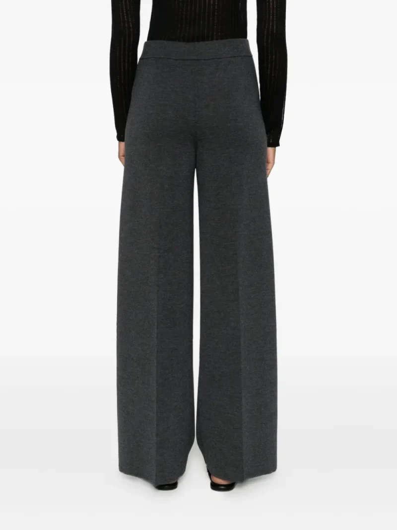 Alternative view of Pantaloni Gran Sasso Wool Wide-Leg gri