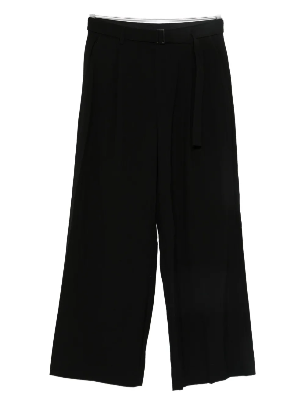 Pantaloni Juun.J Belted-Waist negru