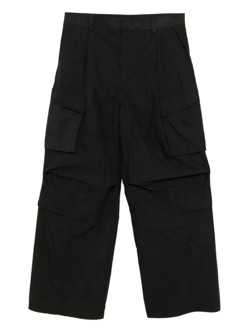 Pantaloni JUUN.J Wide-Leg Cargo negru