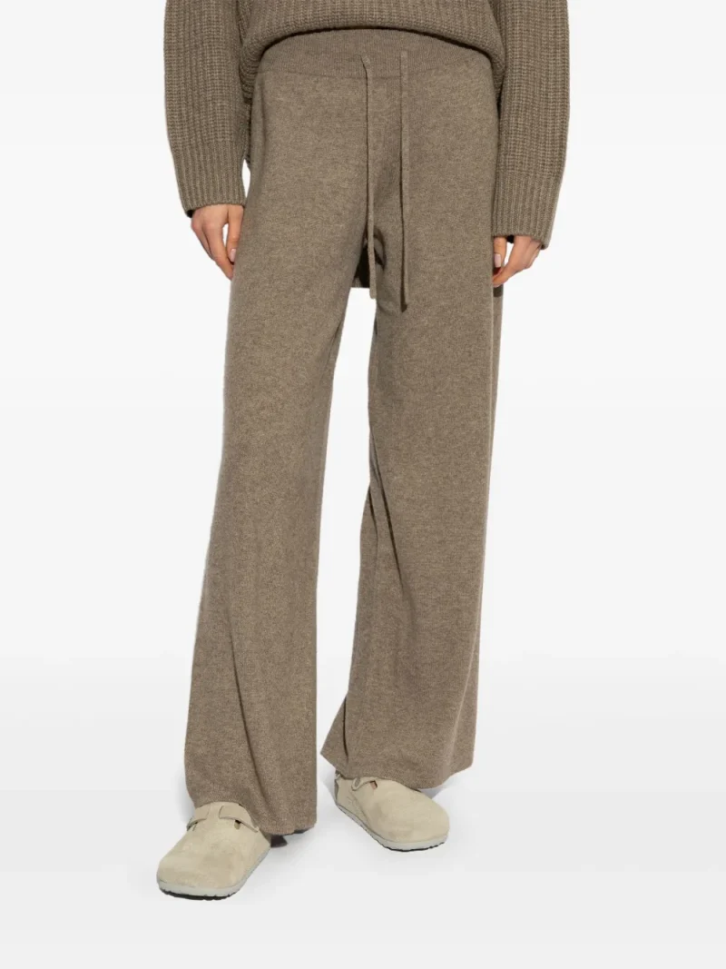 Pantaloni Lisa Yang Cashmere maro - imagine 4