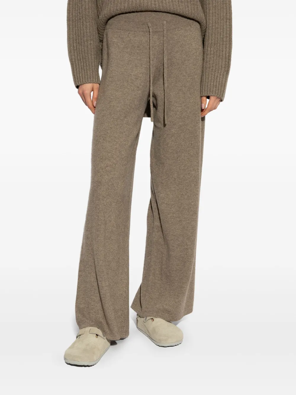 Pantaloni Lisa Yang Cashmere maro - imagine 4