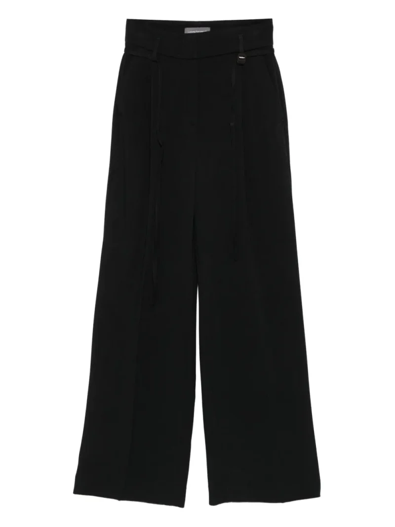 Pantaloni Lorena Antoniazzi Pleated negru