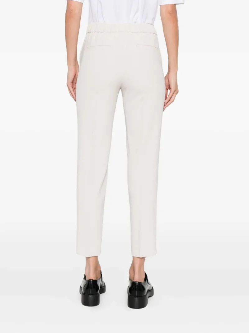 Alternative view of Pantaloni Peserico Elastic-Waistband Side-Stripe bej