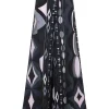 Pantaloni PUCCI Geometric-Print Silk Palazzo multicolor
