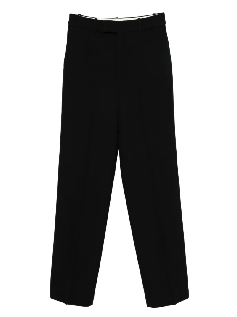Pantaloni Rohe Pressed-Crease negru