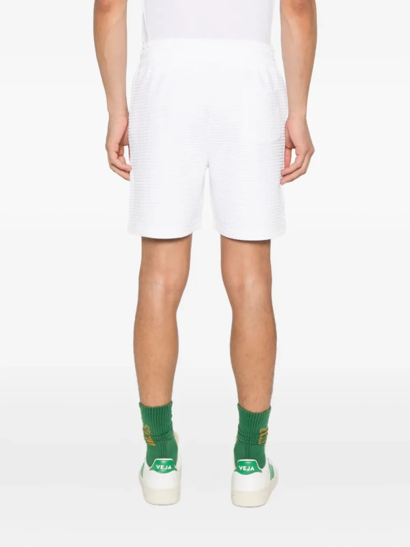 Alternative view of Pantaloni scurti Casablanca Drawstring Graphic alb