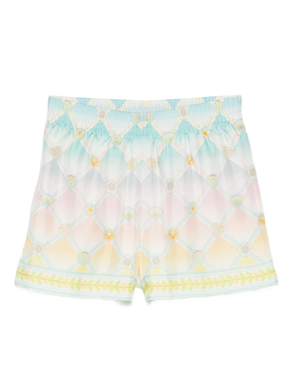 Pantaloni scurti Casblanca Diamond-Pattern multicolor