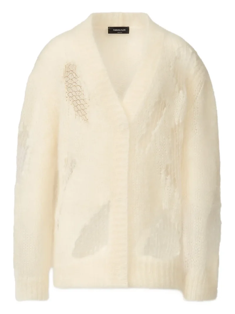 Pulover Fabiana Filippi Long-Sleeves ecru