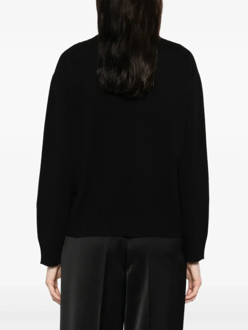 Alternative view of Pulover Fabiana Filippi V-Neck negru