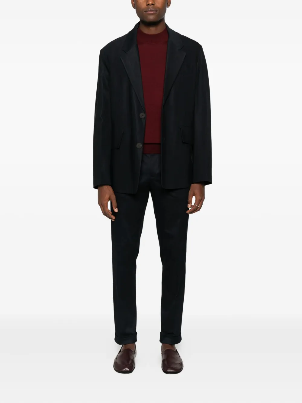 Pulover Gran Sasso Button-Shoulder visiniu - imagine 4