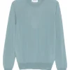 Pulover Gran Sasso Crew-Neck albastru
