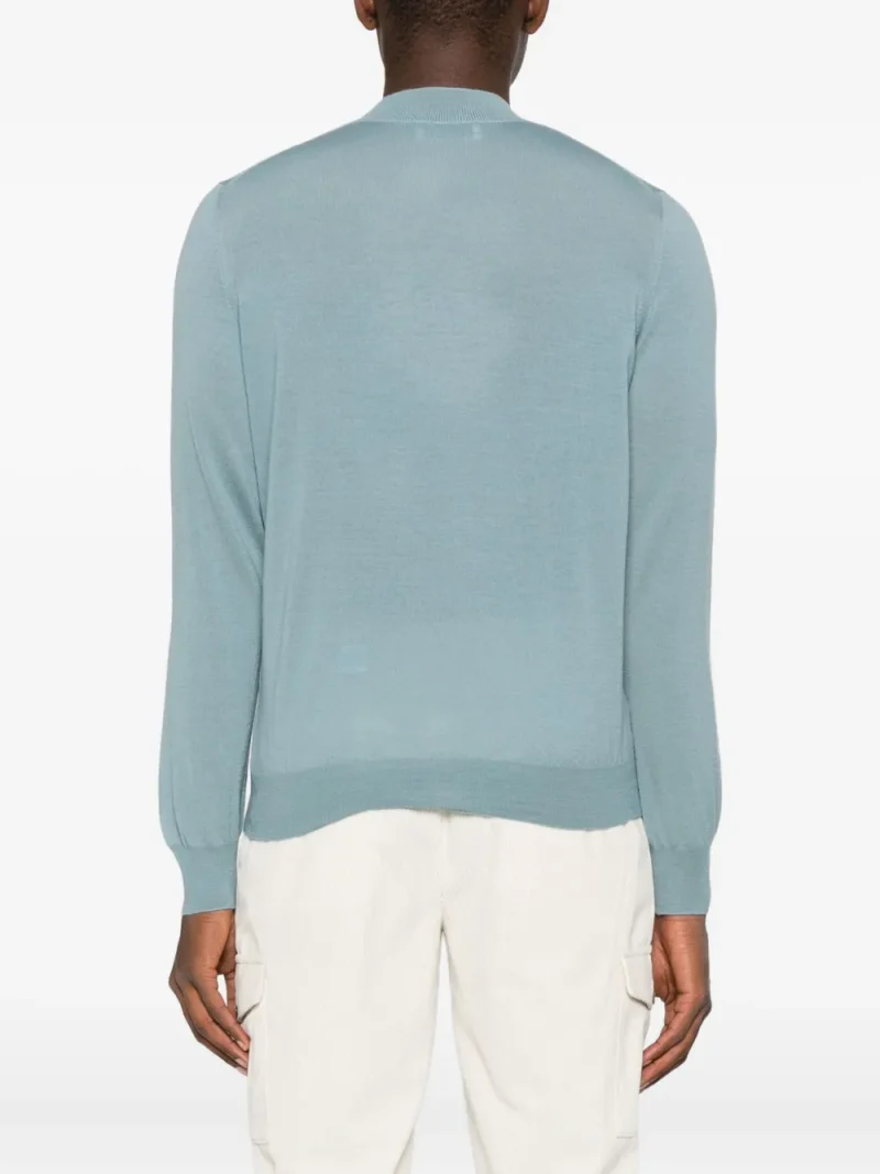 Alternative view of Pulover Gran Sasso Crew-Neck albastru