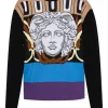 Pulover Versace Medusa Head wool multicolor