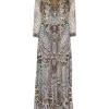 Rochie maxi Camilla Istanbul Animalia maro