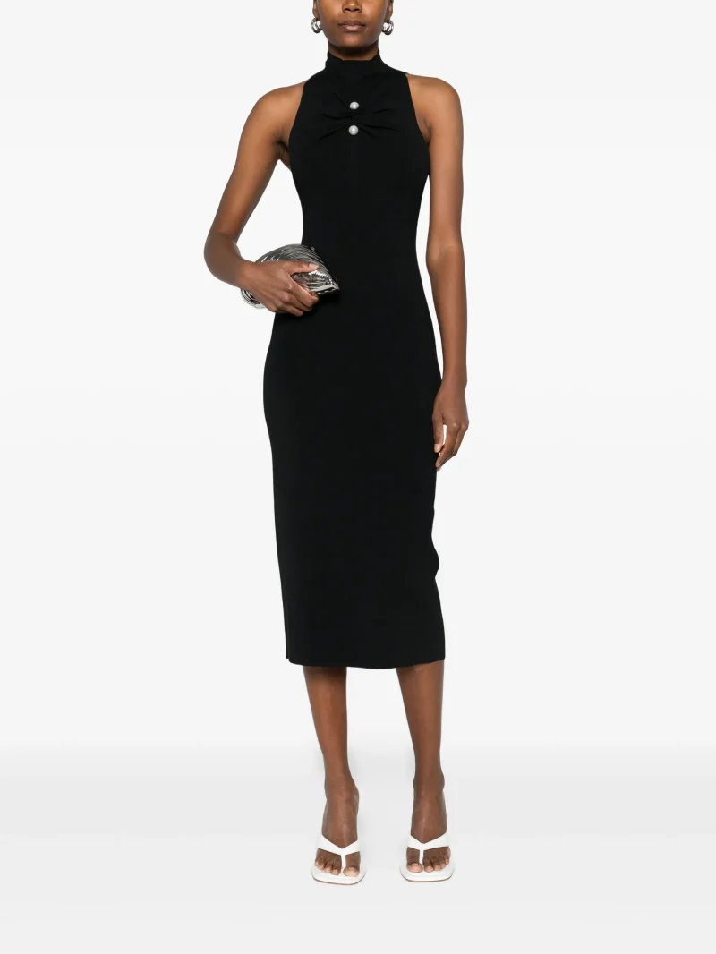 Alternative view of Rochie maxi Cult Gaia Collin negru