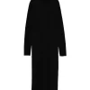 Rochie midi Lisa Yang Turtleneck negru