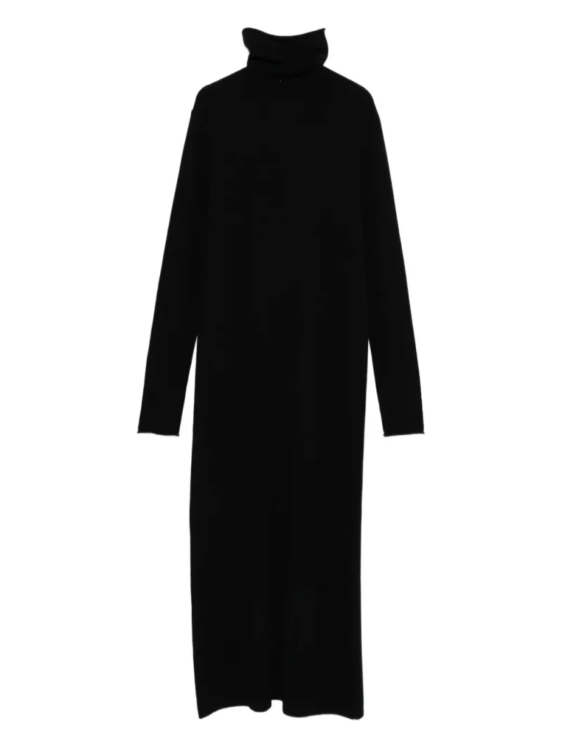 Alternative view of Rochie midi Lisa Yang Turtleneck negru