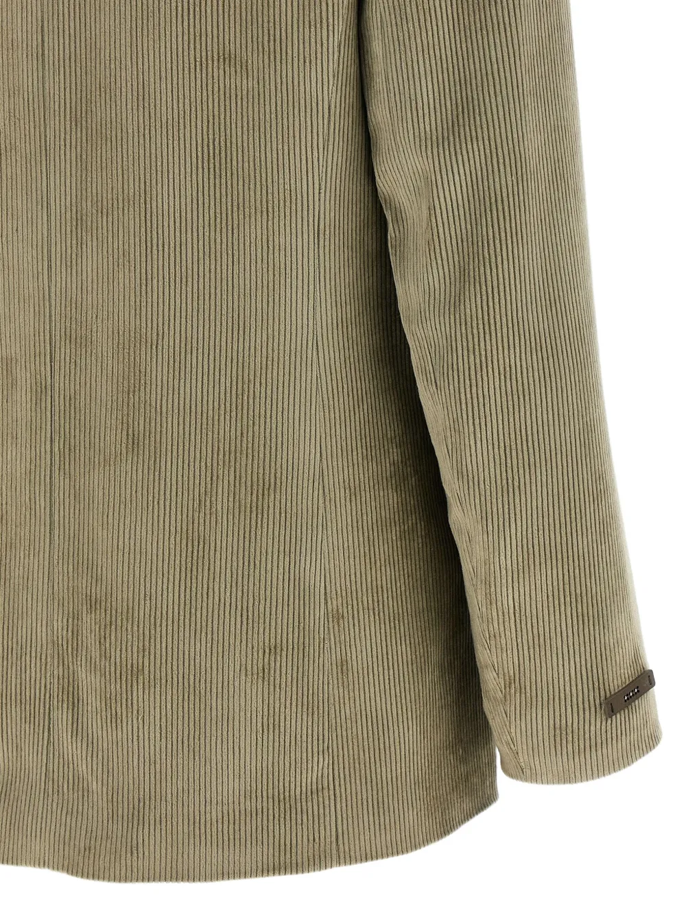 Sacou Peserico Corduroy khaki - imagine 3