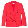 Sacou Stella McCartney double-breasted rosu