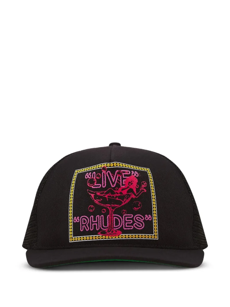 Sapca RHUDE Live Graphic-Print Trucker negru