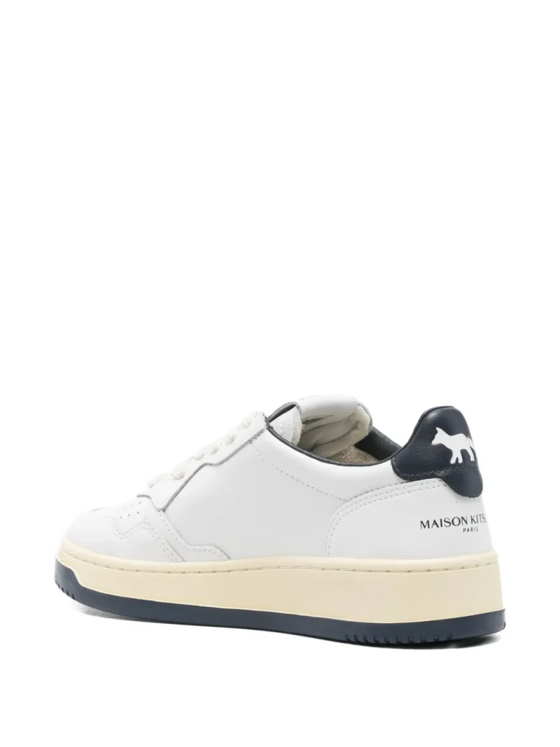 Alternative view of Sneakers AUTRY x Maison Kitsune Leather Low-Top bleumarin