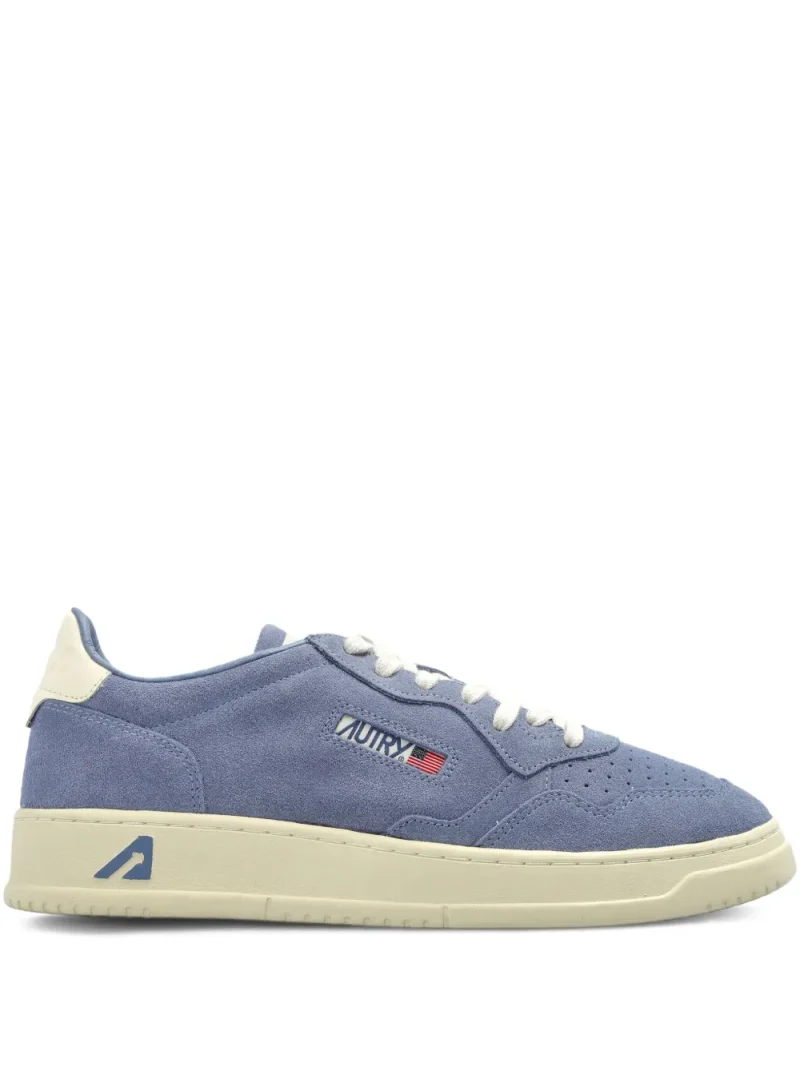 Sneakers AUTRY Medalist Low Perforated Suede albastru