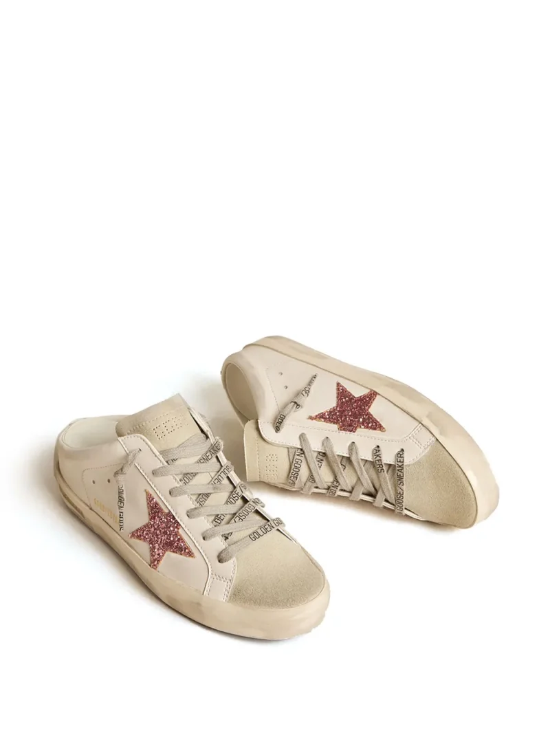 Sneakers Golden Goose Super-Star Sabots alb - imagine 3