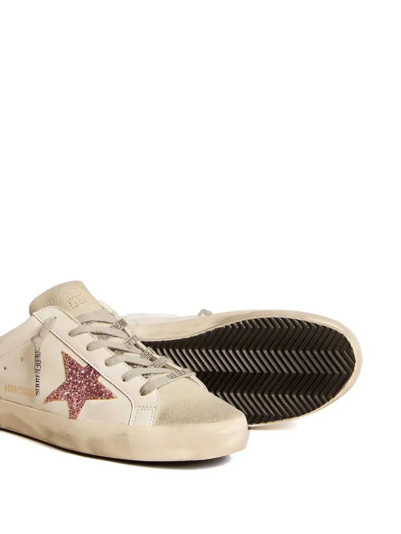 Sneakers Golden Goose Super-Star Sabots alb - imagine 4