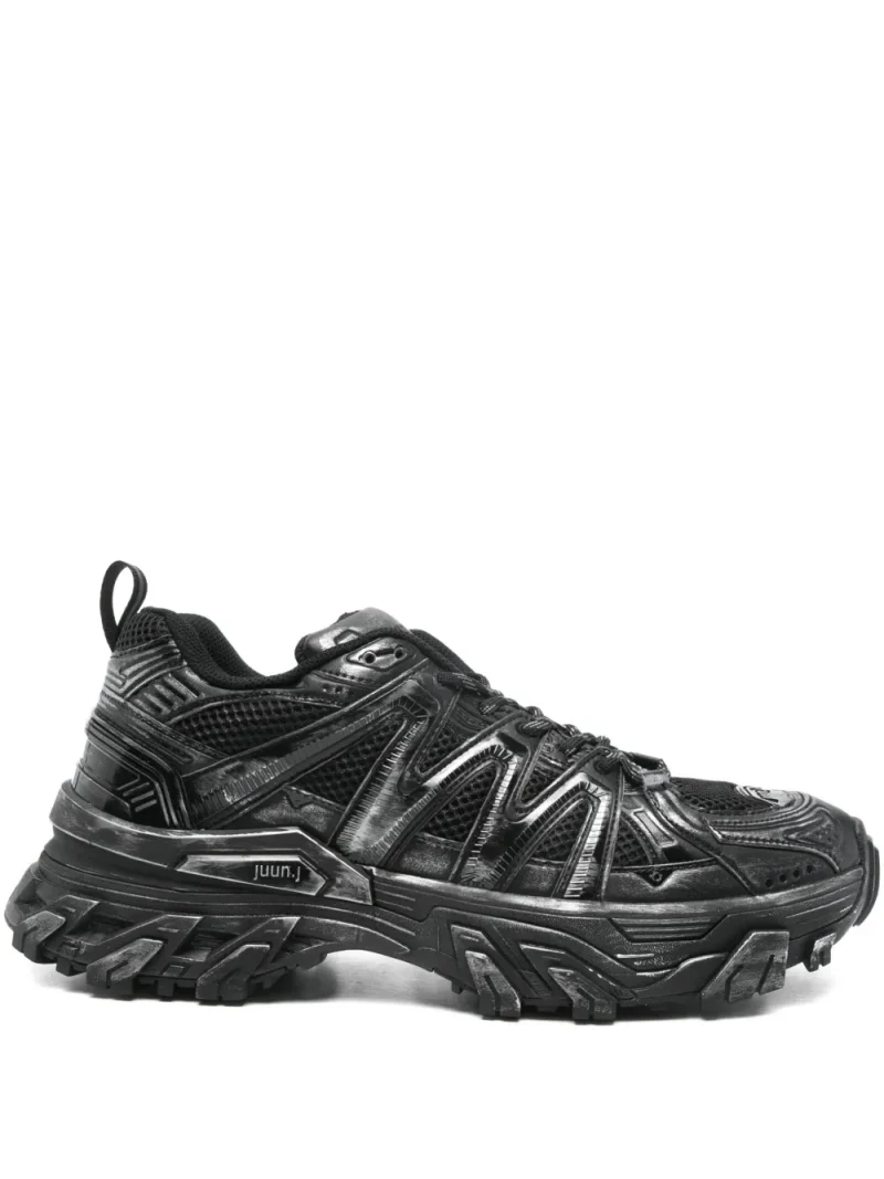 Sneakers Juun.J Panelled negru
