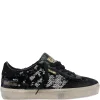 Sneakers Golden Goose Sequin-Embellished Round-Toe negru