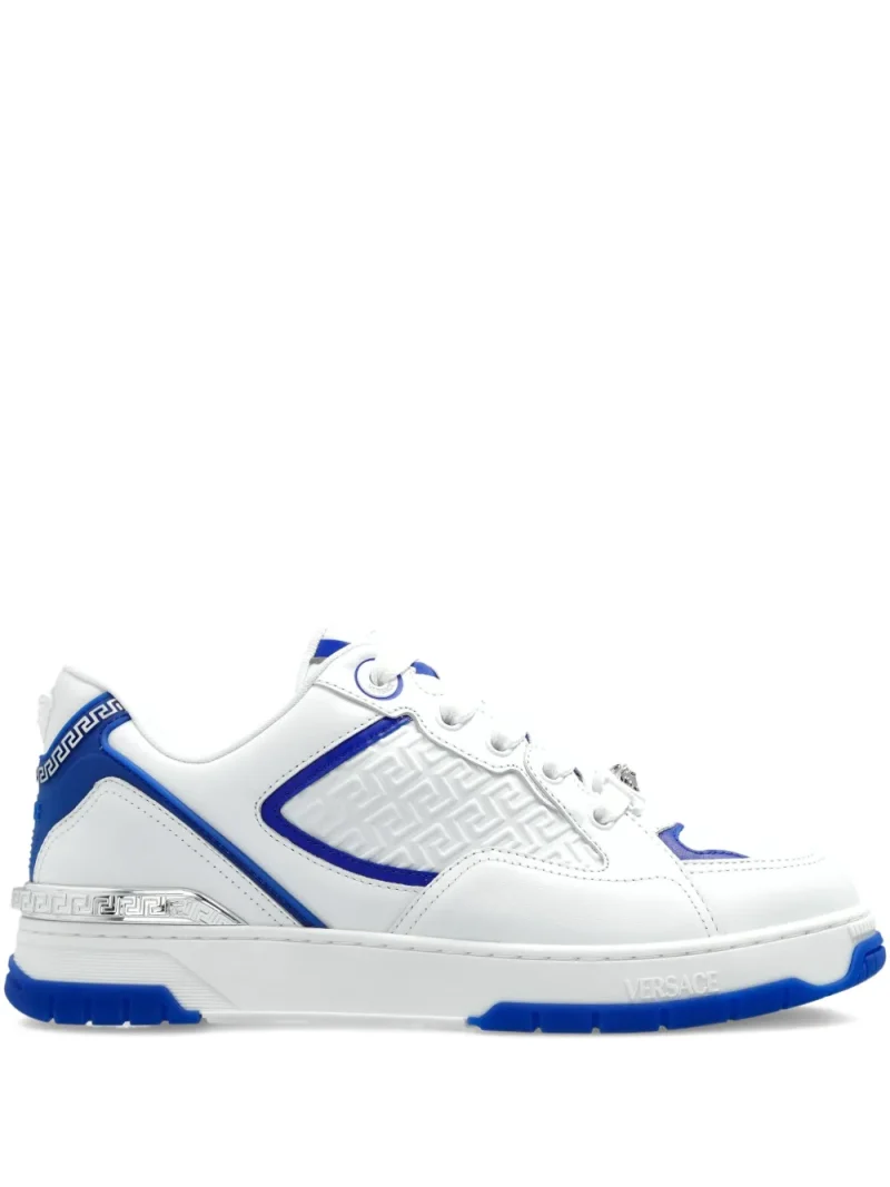 Sneakers Versace Greca pattern alb